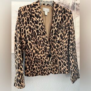 Leopard Print Blazer by Spiegel - SZ 4